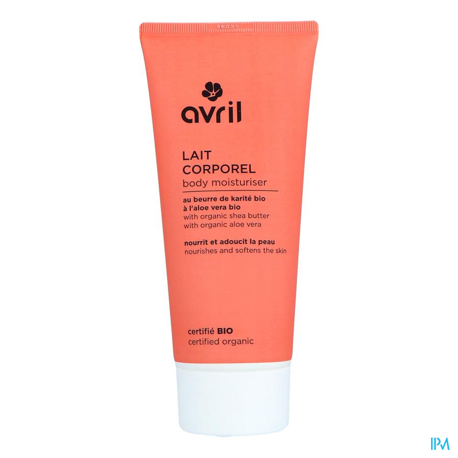 vignette Avril Lait Corporel Certifie Bio 200ml