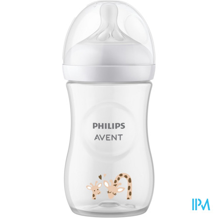 vignette AVENT BIB NAT RESPONSE 260ML GIRAFE