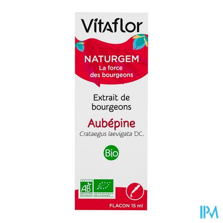 vignette Vitaflor Naturgem Extrait Bourgeon Bio Aubepine 15ml