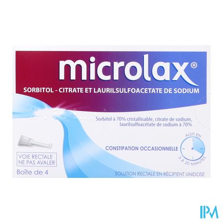 vignette Microlax Solution Rectale Unidose 6g45 4