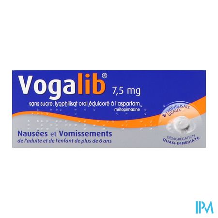 vignette VOGALIB 7,5MG LYOPHILISAT S/S 8