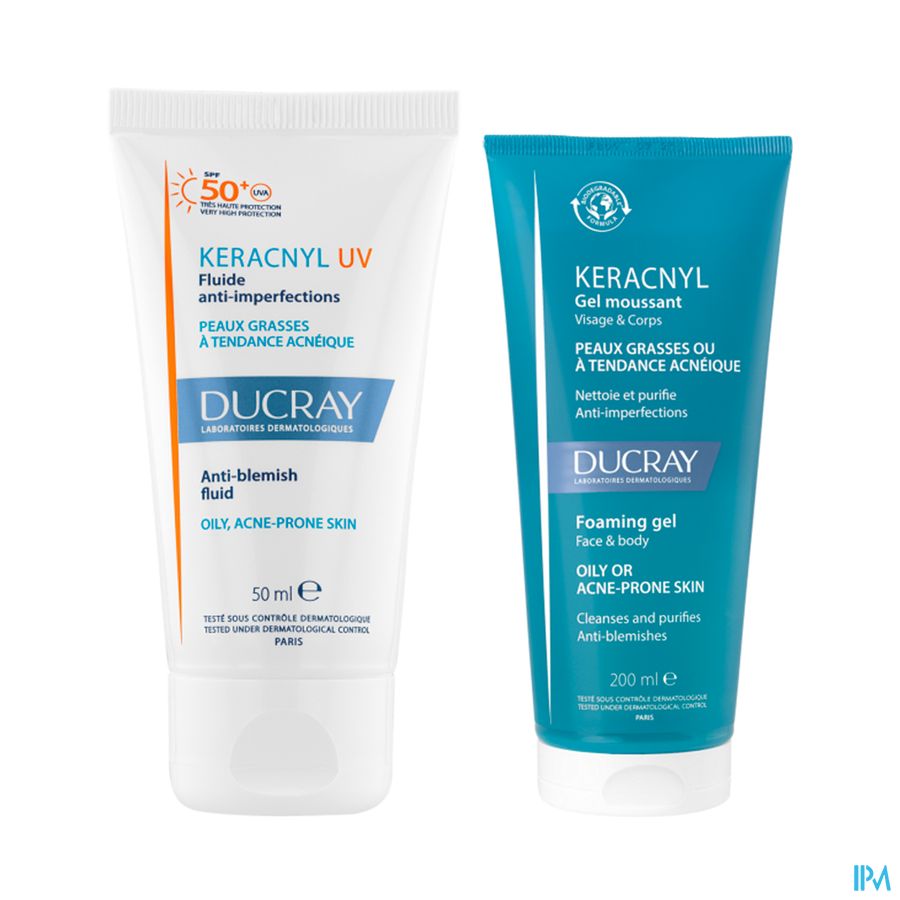 vignette DUCRAY KERACNYL UV 50+ + GEL MOUSSANT