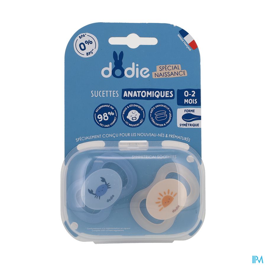 vignette DODIE SUCET 0-2 MOIS NEW BORN BLEU N2