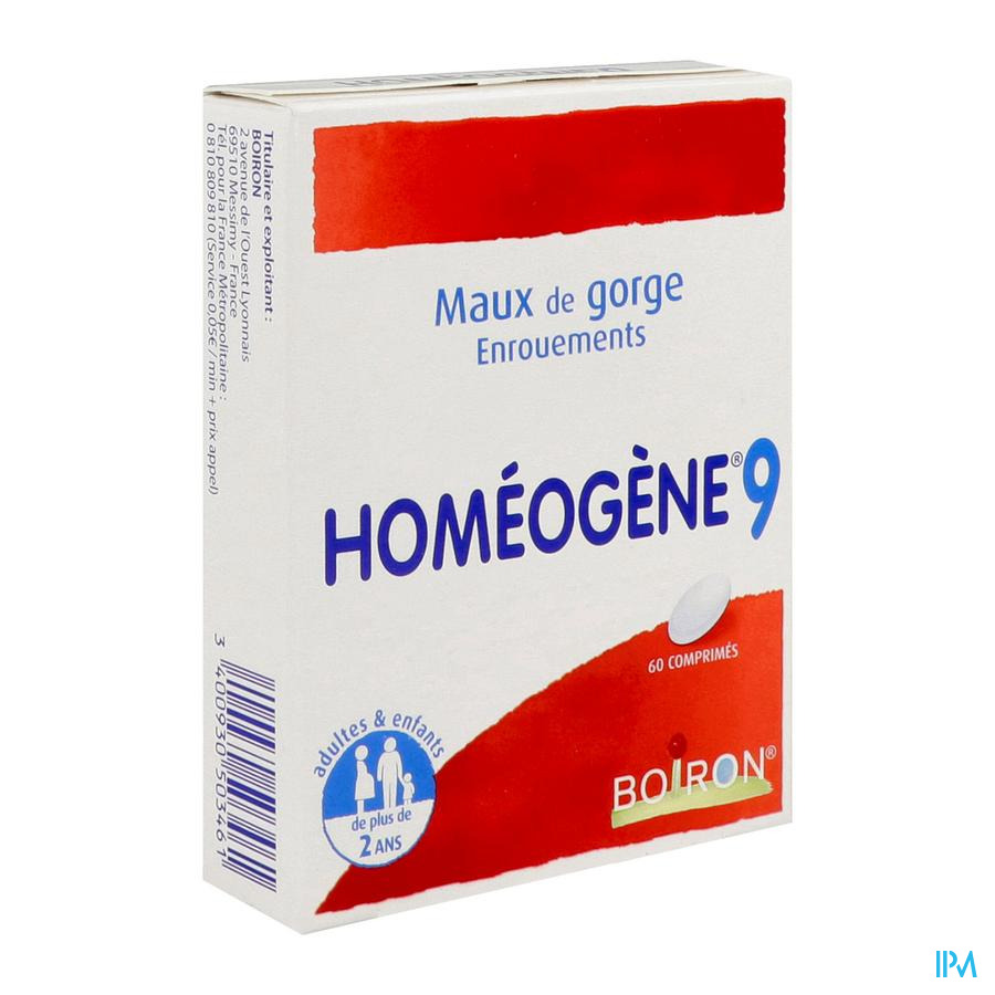 vignette Homeogene 9 Comprime A Sucer 60