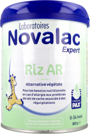 vignette NOVALAC RIZ AR 0-36M 800G