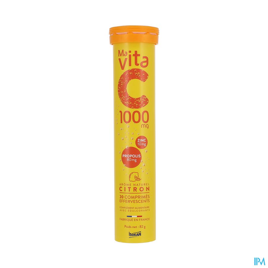 vignette Isoxan Ma Vita C 1000 Comprime Effervescent 20
