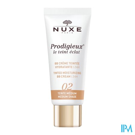 vignette Nuxe Prodigieux Le Teint Eclat Bb Creme Teintee Hydratante 24h Teinte Medium Tube 30ml
