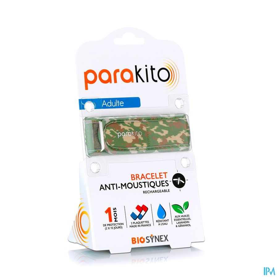 vignette PARAKITO BRACEL A-MOUSTIQ RECH AD CAMOUFL