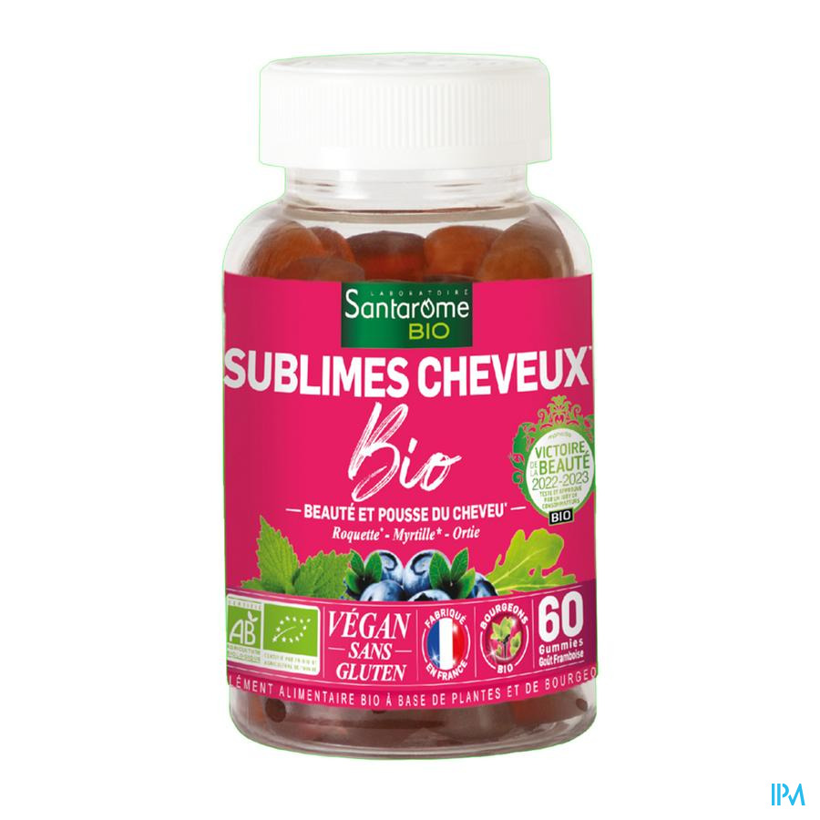 produit Santarome Sublimes Cheveux Ongles Gummies 60