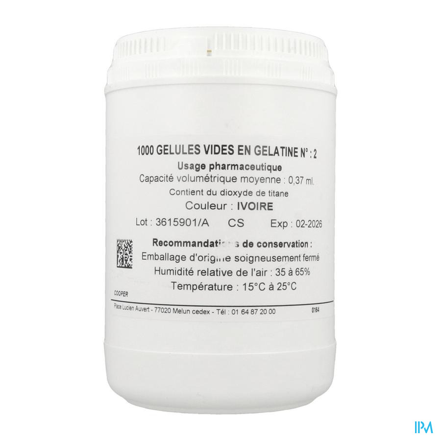 vignette Cooper Lga Gelule Vide Opaque Ivoire 2 0ml37 1000