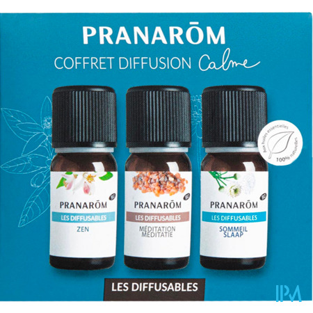 vignette Pranarom Les Diffusables Coffret Calme Bio Eco 3x10ml