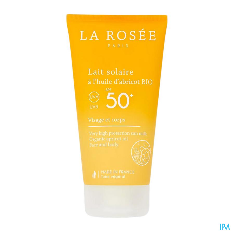 produit LA ROSEE LAIT SOLAIRE SPF50+ 150ML