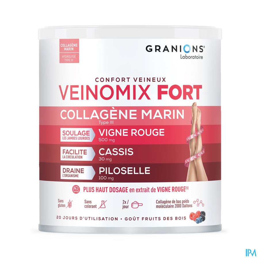 produit GRANIONS VEINOMIX FORT COLLAGENE 200G