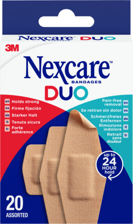 produit NEXCARE DUO PANS ADHESIF SILI+SUPPORT 20