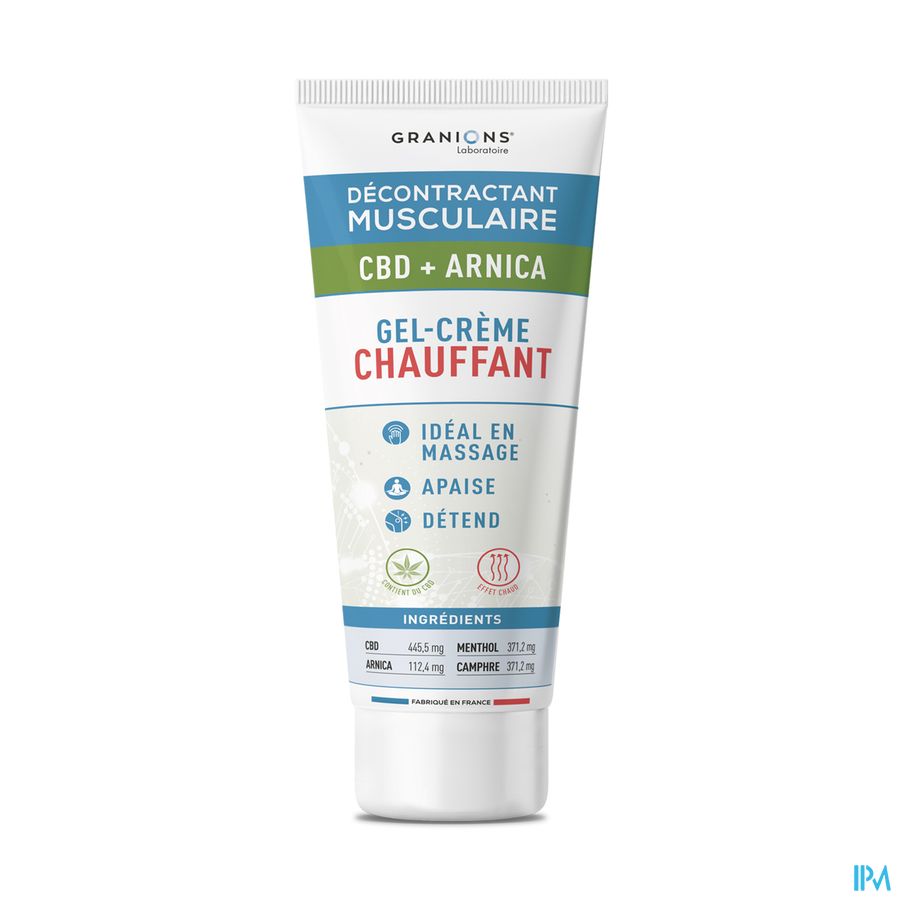 vignette GRANIONS DECONTR MUSC GEL-CR CHAUFF 75ML