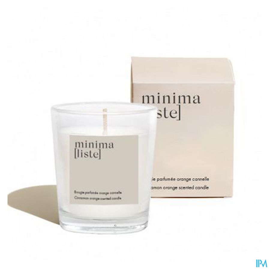 vignette MINIMALISTE BOUGIE ORANGE CANNELLE 70G