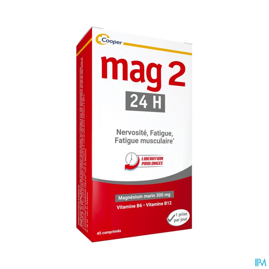produit Cooper Mag 2 24h Comprime A Liberation Prolongee 45