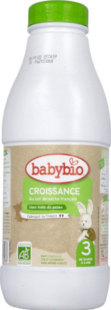 produit Babybio Lait Croissance 10m Liquide 1l