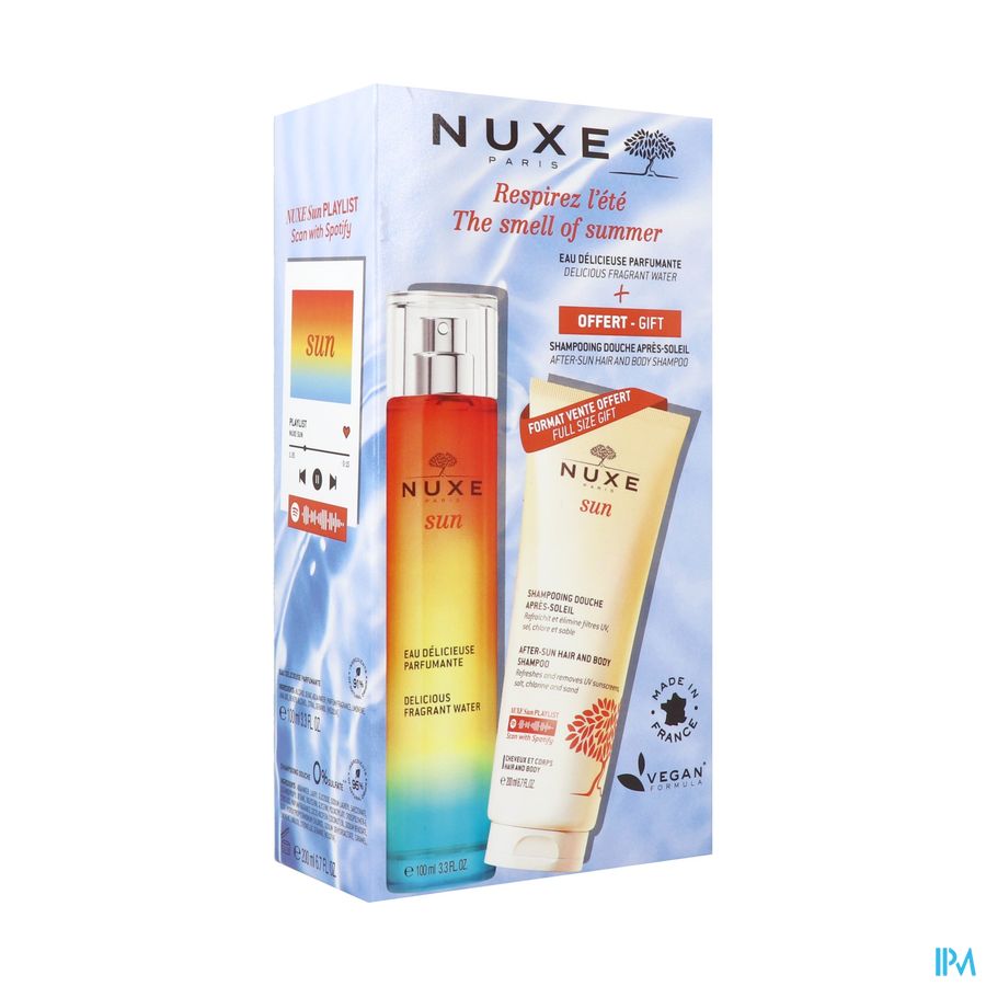 vignette NUXE SUN EAU DELIC PARF 100ML+ HAIR SHP