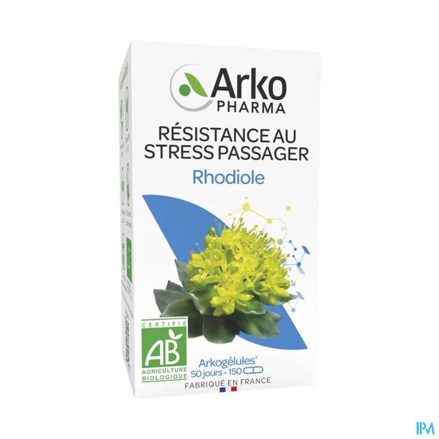 produit ARKOGELULES RHODIOLE BIO 150 GEL