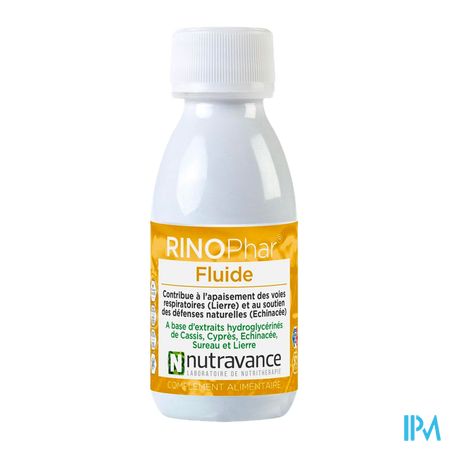 vignette Nutravance Rinophar Fluide Solution Buvable 125ml