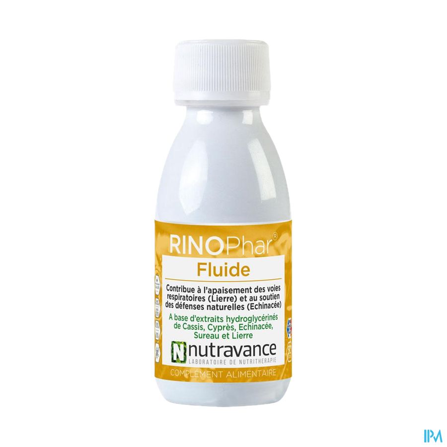 produit Nutravance Rinophar Fluide Solution Buvable 125ml