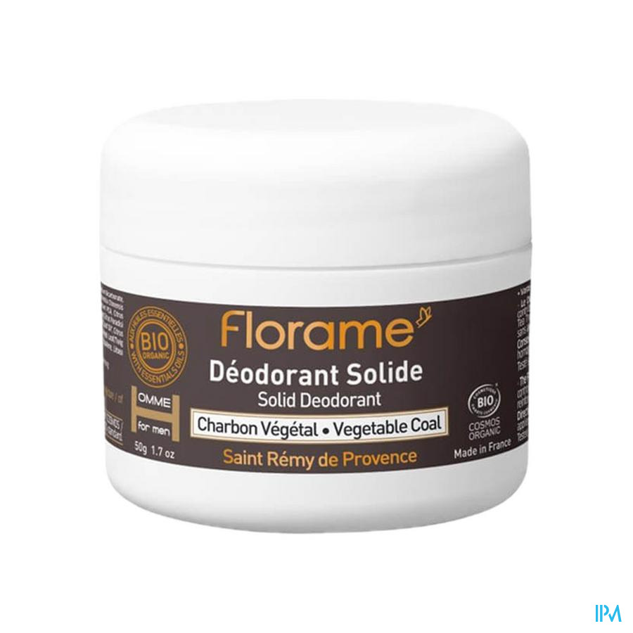 produit FLORAME DEO SOLIDE CHARB VEG HOMME 50G