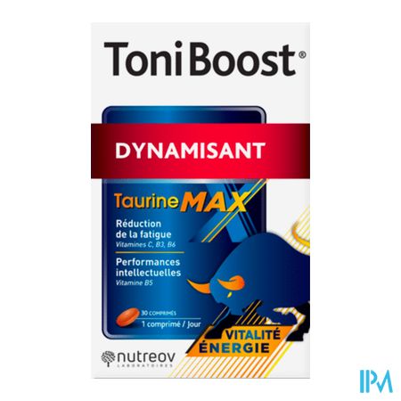 vignette Nutreov Toni Boost Taurine Max Comprime 30